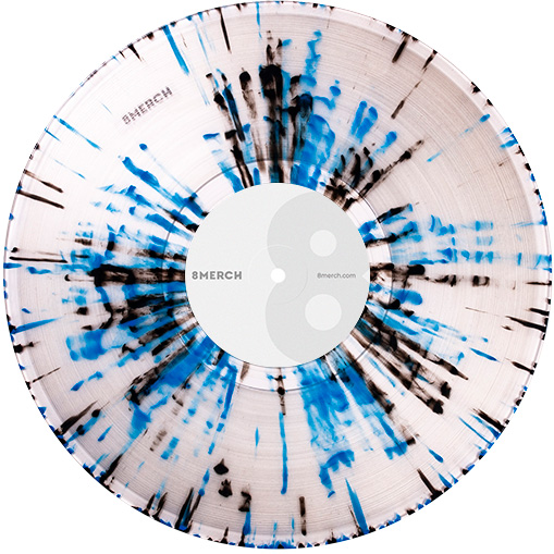3 Colored Splatter Special Effects Vinyl Image